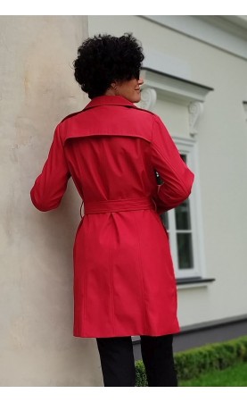 Wyszczuplający trencz z kołnierzem, Nowoczesne płaszcze dla kobiet w każdym rozmiarze od Choice